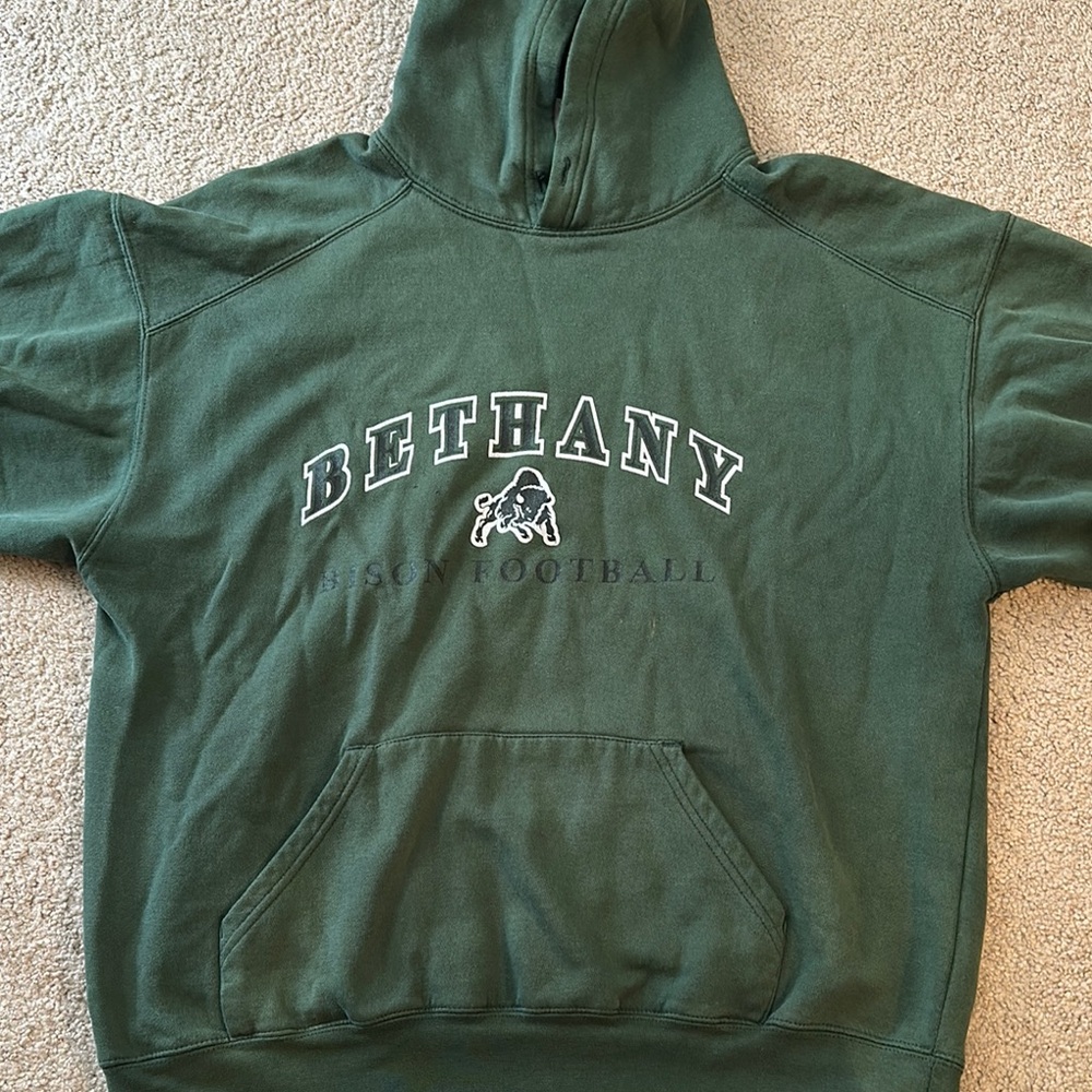 Vintage Bethany Bison College Football Hoodie